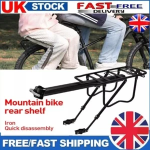 Bike Pannier Rack Bicycle Rear Back Cycle Luggage Rack Cargo Holder Carrier Rack - Picture 1 of 10
