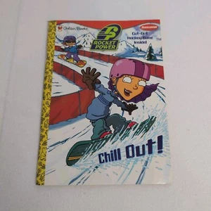 Vintage Rocket Power Chill Out Activity Colouring Golden Book Vintage Y2K New - Picture 1 of 9
