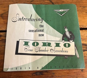 Vintage Advertising For Iorio Tone Chamber Accordions Brochure Star Models - Picture 1 of 9
