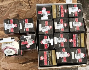 Worth Official League Baseballs x 16, NOS plus 7 insgesamt 24, Handschuh - Bild 1 von 15