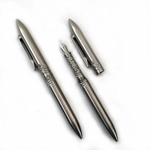 Titanium Fountain Pen EDC Business Office Student Signature Stationery Pen Gift - Picture 1 of 10