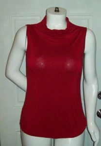 Größe XL New Directions roter Rollkragenpullover Ausschnitt ärmelloses Top - Bild 1 von 4