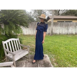 Vintage Size 5/6 1980’s JC Penney 1920 Remake Fashion Lace & Ruffle Dress - Picture 1 of 9