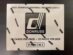2021 DONRUSS FOOTBALL FAT PACK CELLO NEW FACTORY SEALED BOX - 360 CARDS PER BOX - Picture 1 of 6