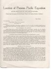 1910 PPIE dépliant quatre pages concernant le lieu de l'Exposition universelle