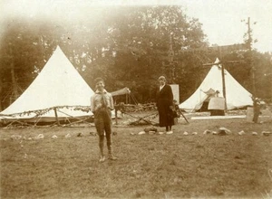 Frankreich Lille Region ein Pfadfinderlager Pfadfinder altes Foto 1900 - Bild 1 von 3