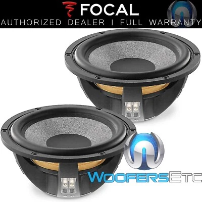 FOCAL UTOPIA 6W3-Be NO.7 6.5" MIDBASS DRIVERS CAR AUDIO SPEAKERS PAIR NEW - Image 1 of 3
