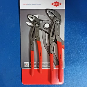 KNIPEX:2 Pinze mod. COBRA -2 pezzi mm.250+mm.300-Regolazione RAPIDA con Pulsante - Foto 1 di 8