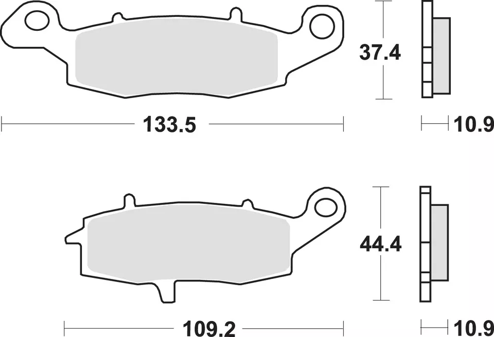 Pastillas de freno sinterizadas SBS LS 886LS Foto 1 de 1
