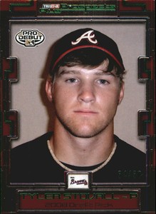 2008 TRISTAR Prospects Plus Green #60 Tyler Stovall /50