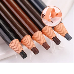 5Pcs Waterproof Microblading Eyebrow Peel-off Pencil Eye Brow Makeup Cosmetics ↖ - Picture 1 of 17