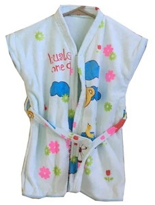 Kids Bathrobes Light Soft Blue Sleepwear robe for Girls boys L-19" - Picture 1 of 2