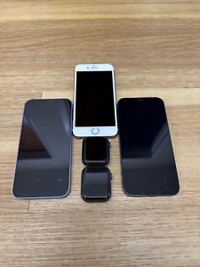 5 x Apple iPhone 12, iWatch - Joblot para comerciante de teléfonos móviles - defectos listados