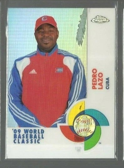  2009 Topps Chrome World Baseball Classic Refractors #W74 Pedro Lazo (ref 57893) - Image 1 of 1