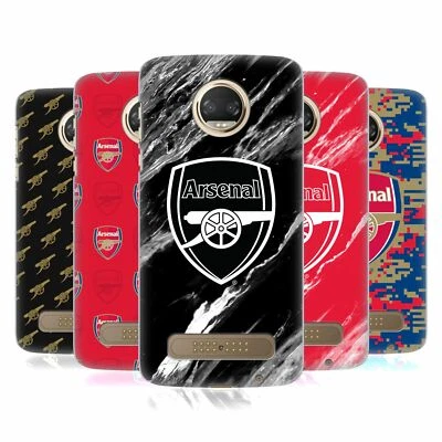 OFFICIAL ARSENAL FC CREST PATTERNS HARD BACK CASE FOR MOTOROLA PHONES 1 - Image 1 of 4