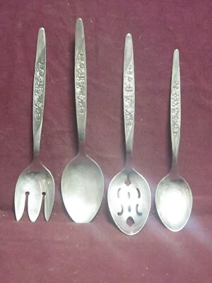 4 piezas para servir National Stainless Japón ROSE VID  Foto 1 de 4