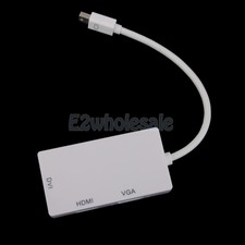 Mini Display Port to HDMI VGA DVI Converter for Microsoft surface pro 4 3 2