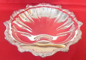 Tazón Bon Bon Boole Silver Antiguo Inglés Plateado Vajilla de 3 Puntas - Imagen 1 de 7