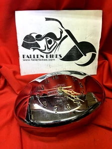 Custom Clock Chrome Motor Harley Davidson Cycles Air Cleaner Cover - Picture 1 of 4