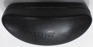 ESPIRIT Large Hard Sunglasses Eyeglasses Clamshell Case, Black, NEW - Picture 1 of 5