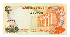 Vietnam South … P-28a … 500 Dong … ND (1976) … *UNC*🤩 - Picture 1 of 2