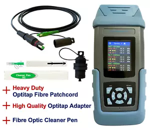 Fibre Optical PON Tester Kit with PON Power Meter + Optitap Patchcord + Adapter - Picture 1 of 12