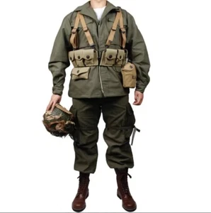 WW2 US Army M43 M1 Garland Equipment Combine Backpack Operation Overlord Uniform - Picture 1 of 5