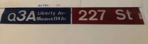 New York Queens 1977 Bus Rollo 53" Q3a Liberty Avenue Murdock 114 Av 227 St - Bild 1 von 11