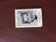 F1d  trade card a&bc abc film stars  no 2 series no 62 betty grable creased 
