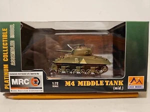 MRC M-4 Middle Tank Assembled Model 1:72 scale, New in Box (36251) - Picture 1 of 14