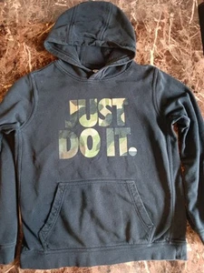 Nike Jugend Jungen Gr. XL Just Do It Camo Logo schwarz Hoodie Sweatshirt - Bild 1 von 4