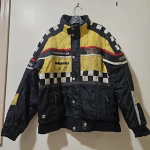 Men's snowmobile Jacket Skidoo SKI DOO BOMBARDIER SNOW SNO GEAR SzM DIstressed! - Bild 1 von 13