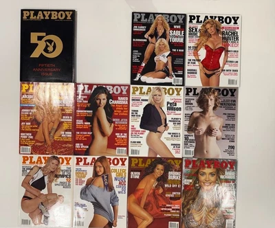 Playboy Magazine 2004 Complete Set Of 11 Issues W/Centerfolds 50th Anniversary - Image 1 of 4
