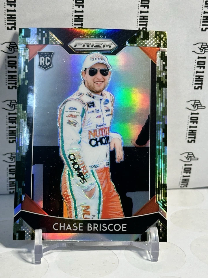 2019 Panini Prizm Racing NASCAR Camo Prizm Parallel #36 Chase Briscoe RC SP - Image 1 of 2