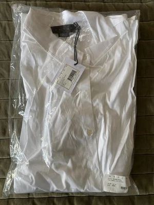 Hatch Maternity Shirt Women's 1 US 4 White Classic Button Down - NEW - Image 1 of 4