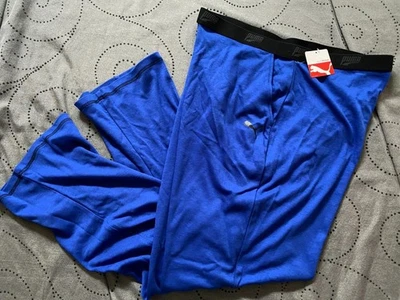 PANTALONES DEPORTIVOS PUMA AZUL ESTILO DE VIDA R. AZUL ROPA DE DORMIR PANTALONES DE YOGA TALLA S HOMBRES NUEVOS CON ETIQUETAS $$$ Foto 1 de 3