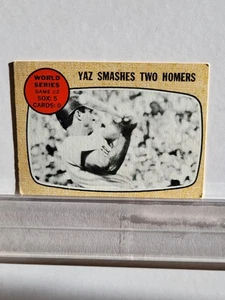 Topps Baseball Card 1968 #152 67 World Series Game #2 Carl Yastrzemski - Picture 1 of 2