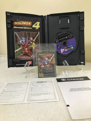 Digimon World 4 Nintendo Gamecube w/ Limited-Edition Trading Card- Rare Variant - Image 1 of 4