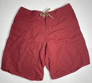 Patagonia Men’s Board Shorts Size 36 Maroon Wavefarer Swim Trunks - Picture 1 of 10