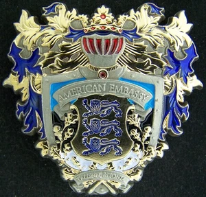 Marine Security Guard Detachment MSG Tallin Estonia Challenge Coin - Bild 1 von 2