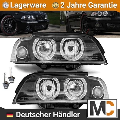 Ringlichter/Angeleyes Xenon Scheinwerfer passt für E39 D2S H7 Blinker Weiß - Bild 1 von 4