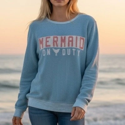 Sudadera WILDFOX MERMAID ON DUTY Azul Mediana Foto 1 de 4