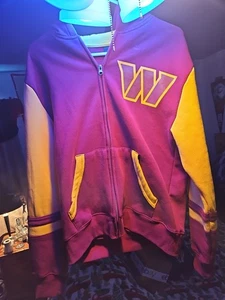 Washington Redskins NFL Vintage Pullover Sweater Hoodie Red, Large - Picture 1 of 4