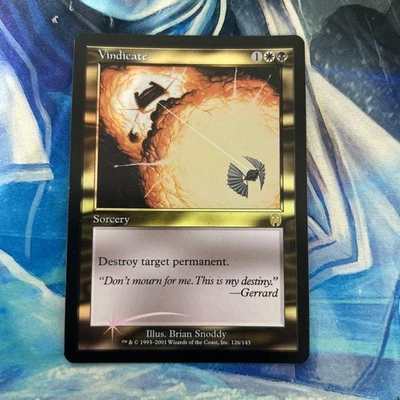 MTG  First Edition Foil Honor Recovery/Vindicate Apc Gold R English En - Image 1 of 2