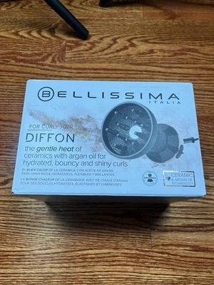 Bellissima Italia Diffon Lightweight Curly Hair Dryer Diffuser Model DF1/G5604 - Image 1 of 2