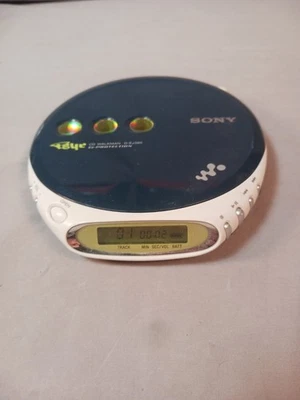 Reproductor portátil Sony D-EJ360 CD Walkman protección G vintage (PROBADO) Foto 1 de 4
