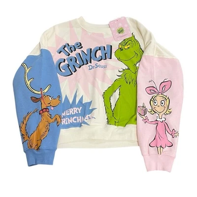 Sudadera The Grinch Dr Seuss Estampado Gráfico XL Cindy Lou Max Feliz Navidad Grinchmas Foto 1 de 4