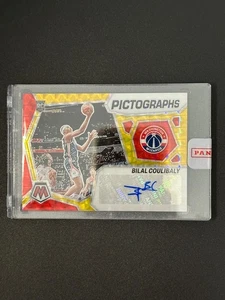 Bilal Coulibaly 2023-24 Panini Mosaic Pictographs Auto Choice Red & Yellow RC - Picture 1 of 2