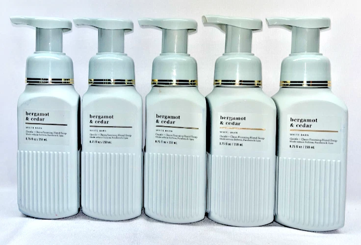 5 Bergamot & Cedar Gentle Foaming Hand Soap Bath & Body Works 8.75 fl oz - Image 1 of 1