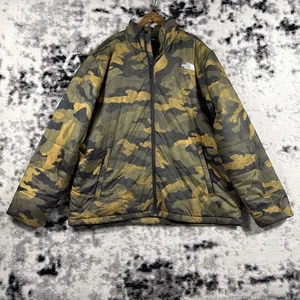 Pristine North Face Junction Jacket Mens XXL Insulated Green Camo Hiking Gorp - Picture 1 of 19